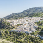 The Spanish village of zuheros in the mountains of Andalusia